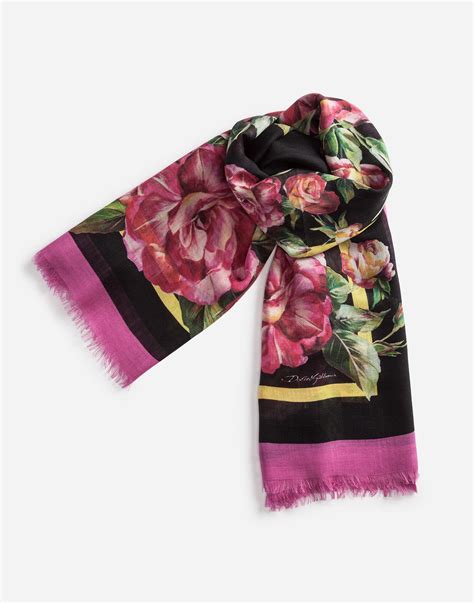 dolce and gabbana cashmere scarf